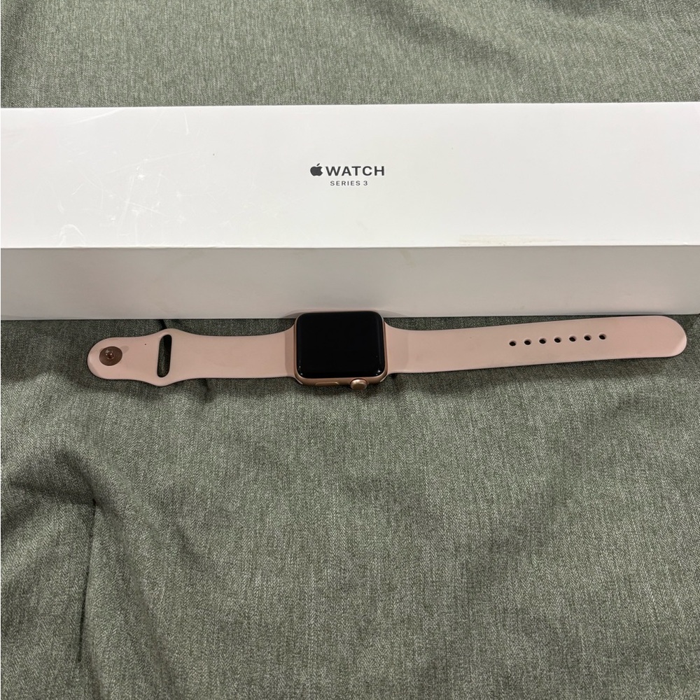 Apple Watch Series 3 with Pink Band